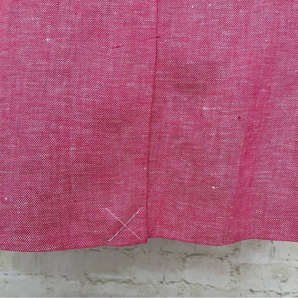 Talbots Pink Linen Button Lined Blazer NWOT - Picture 9 of 12